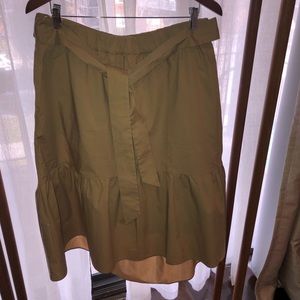 J. CREW Cotton Hi-Lo Skirt